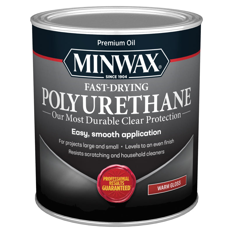 MINWAX - Minwax Gloss Clear Oil-Based Fast-Drying Polyurethane 1 qt - Case of 4