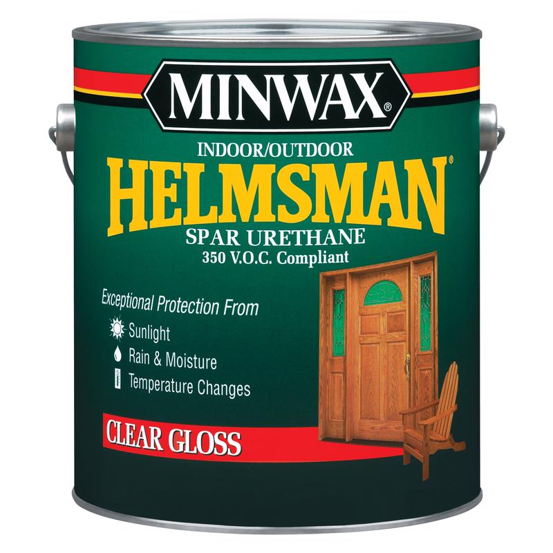 HELMSMAN - Minwax Helmsman Gloss Clear Oil-Based Spar Urethane 1 gal - Case of 2