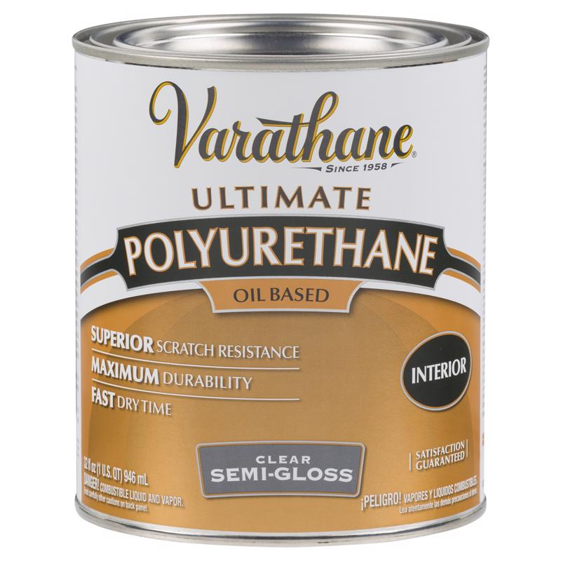 VARATHANE - Varathane Premium Semi-Gloss Clear Oil-Based Polyurethane 1 qt - Case of 2