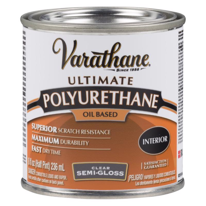 VARATHANE - Varathane Premium Semi-Gloss Clear Oil-Based Polyurethane 0.5 pt - Case of 4