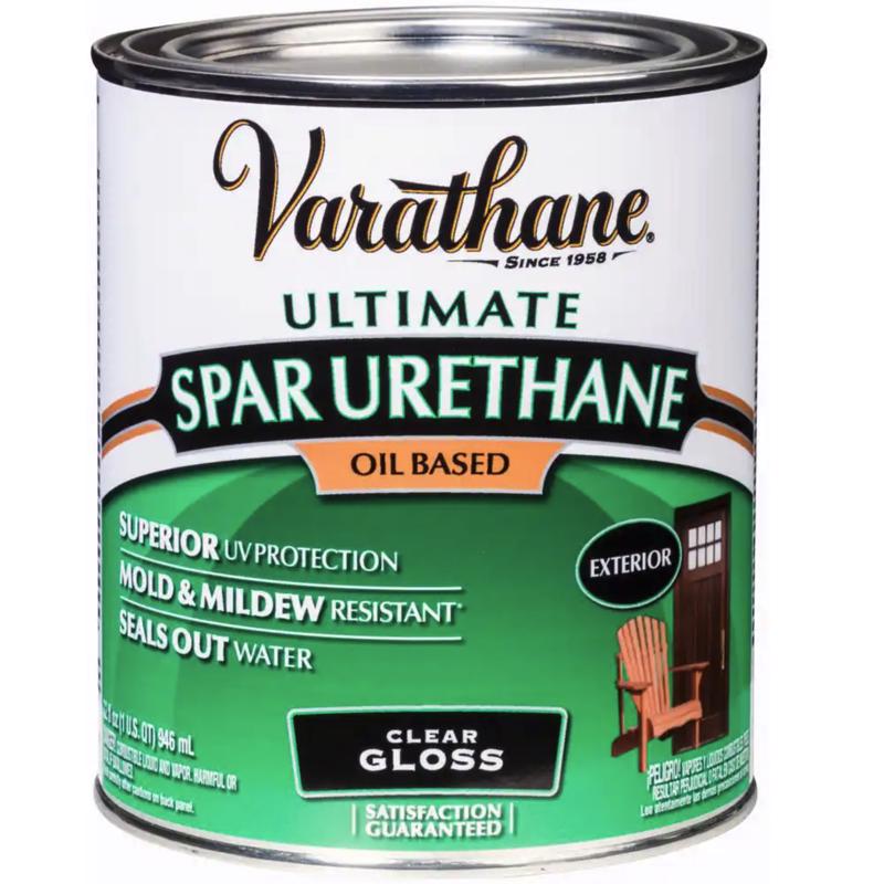 VARATHANE - Varathane Premium Gloss Clear Oil-Based Spar Urethane 1 qt - Case of 2