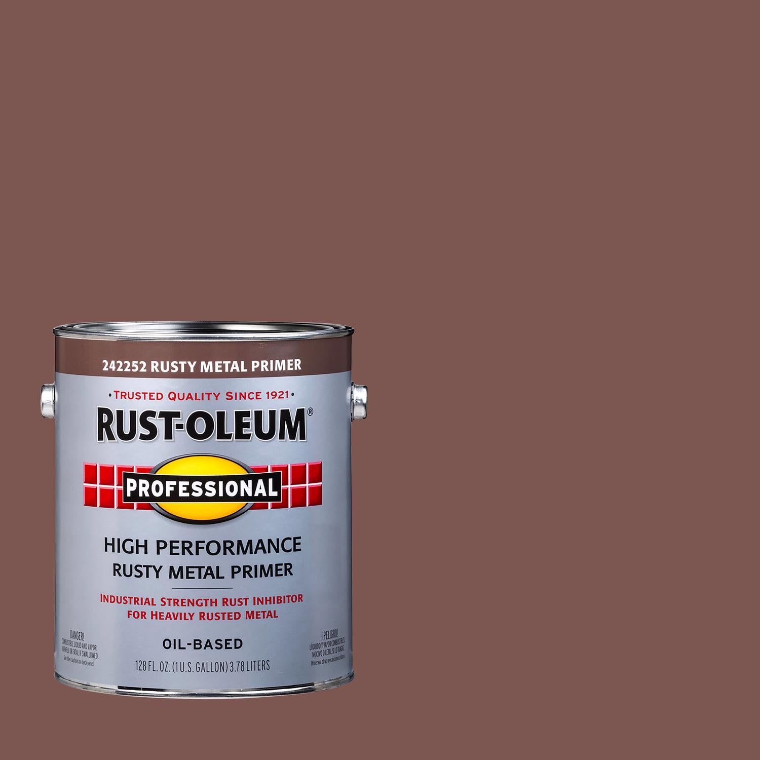 Rust-Oleum Professional Red Flat Primer 1 gal - Case of 2