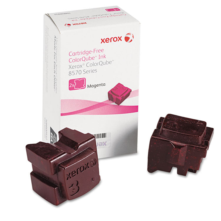 Xerox - 108R00927 Solid Ink Stick, 4,400 Page-Yield, Magenta, 2/Box