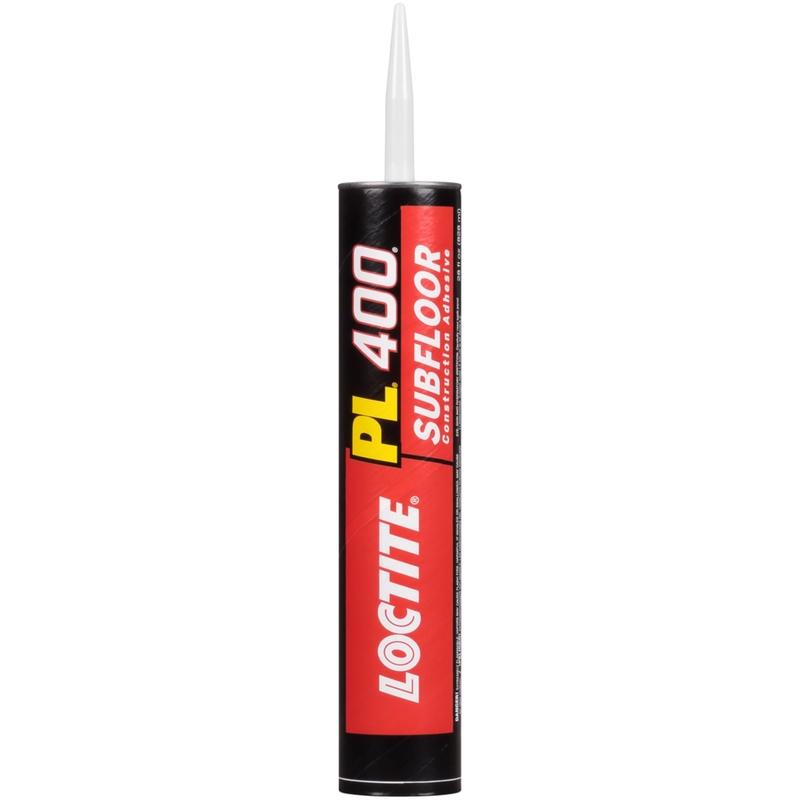 LOCTITE - Loctite PL 400 Subfloor Adhesive Synthetic Rubber Subfloor Construction Adhesive 28 oz - Case of 12
