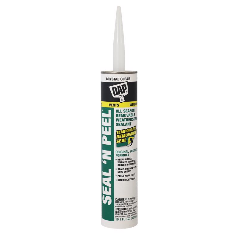 SEAL 'N PEEL - DAP Seal 'N Peel Clear Polymer Door, Siding and Window Sealant 10.1 oz