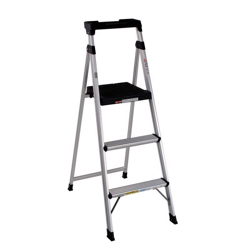 COSCO - Cosco Lite Solutions 5 ft. H Aluminum Step Ladder Type II 225 lb. capacity