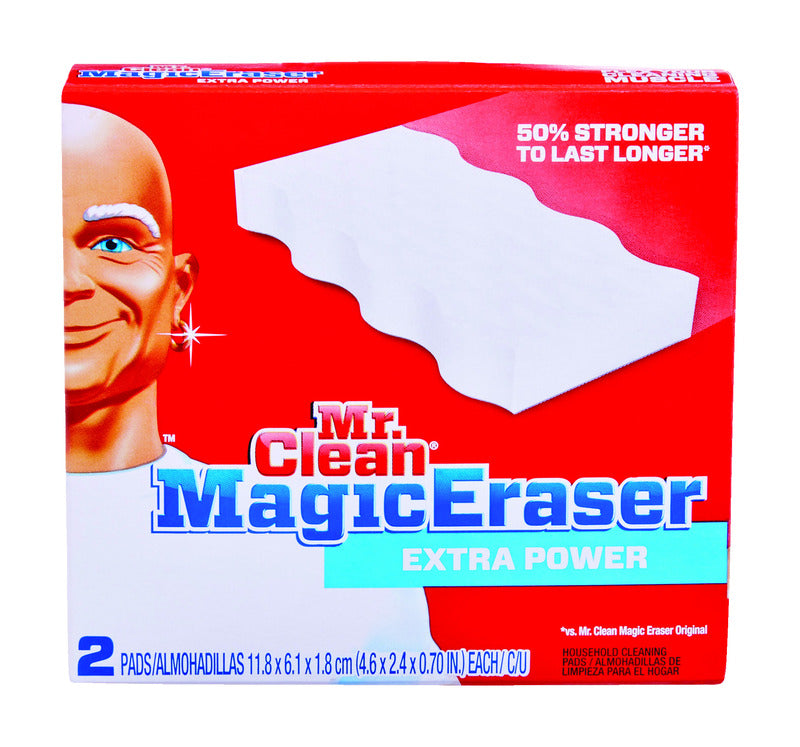 MR. CLEAN - Mr. Clean Xtra power Heavy Duty Magic Eraser For Multi-Purpose 4.6 in. L 2 pk - Case of 16