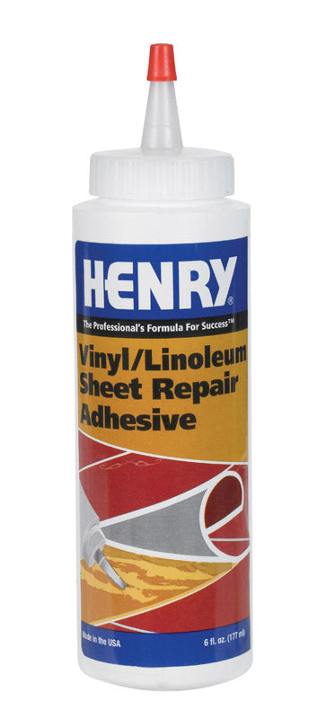 HENRY - Henry High Strength Liquid Vinyl and Linoleum Repair Adhesive 6 oz - Case of 4