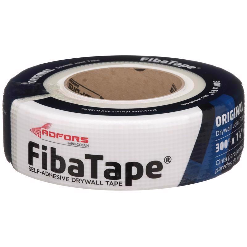 FIBATAPE - Saint-Gobain ADFORS FibaTape 300 ft. L X 1-7/8 in. W Fiberglass Mesh White Self Adhesive Drywall Joi