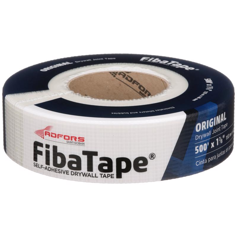 FIBATAPE - Saint-Gobain ADFORS FibaTape 500 ft. L X 1-7/8 in. W Fiberglass Mesh White Self Adhesive Drywall Joi