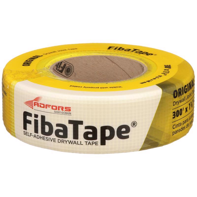 FIBATAPE - Saint-Gobain ADFORS FibaTape 300 ft. L X 1-7/8 in. W Fiberglass Mesh Yellow Self Adhesive Drywall Jo