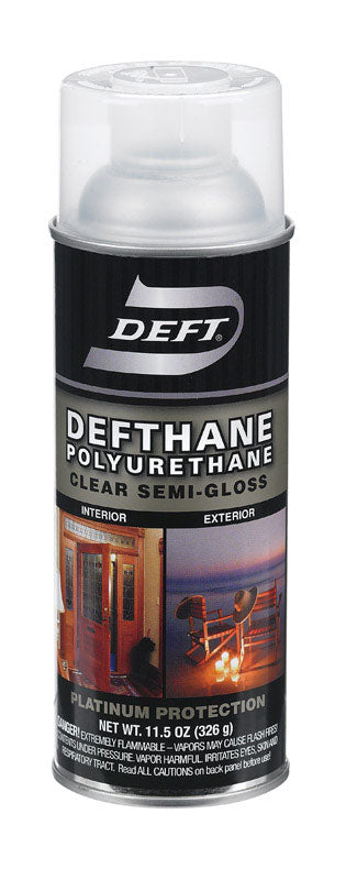 DEFT - Deft Semi-Gloss Clear Oil-Based Polyurethane Spray 11.5 oz - Case of 6 [DFT023S/54]