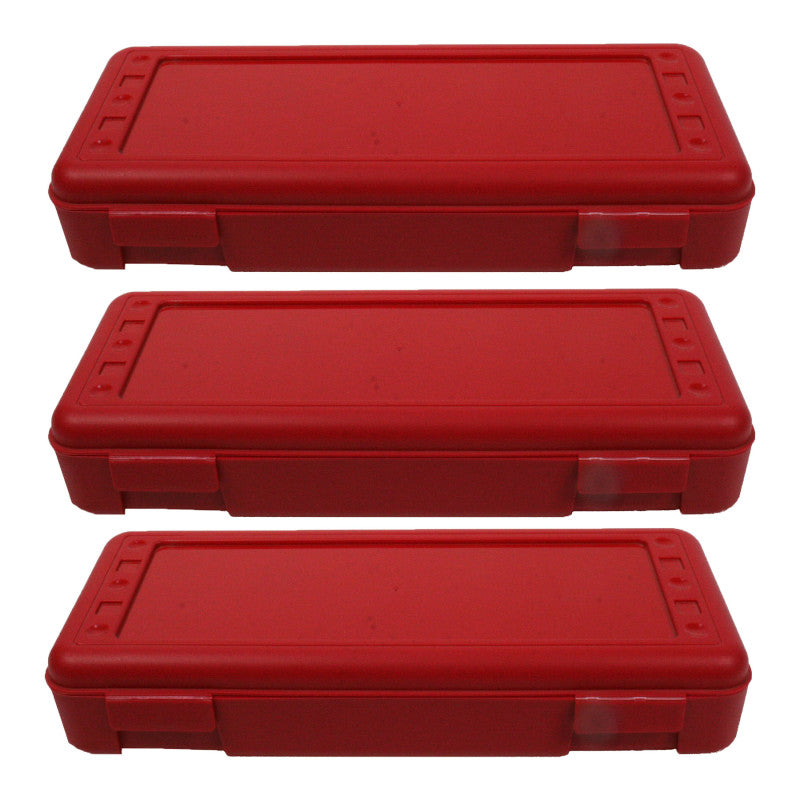 ROMANOFF - Ruler Box, Red, Pack of 3