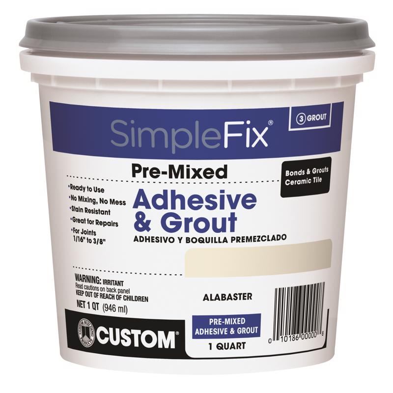 SIMPLEFIX - Custom Building Products SimpleFix Indoor Alabaster Grout 1 qt