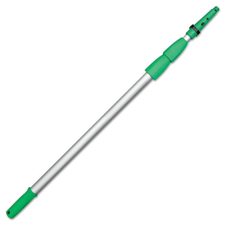 Unger - Opti-Loc Extension Pole, 20 ft, Three Sections, Green/Silver