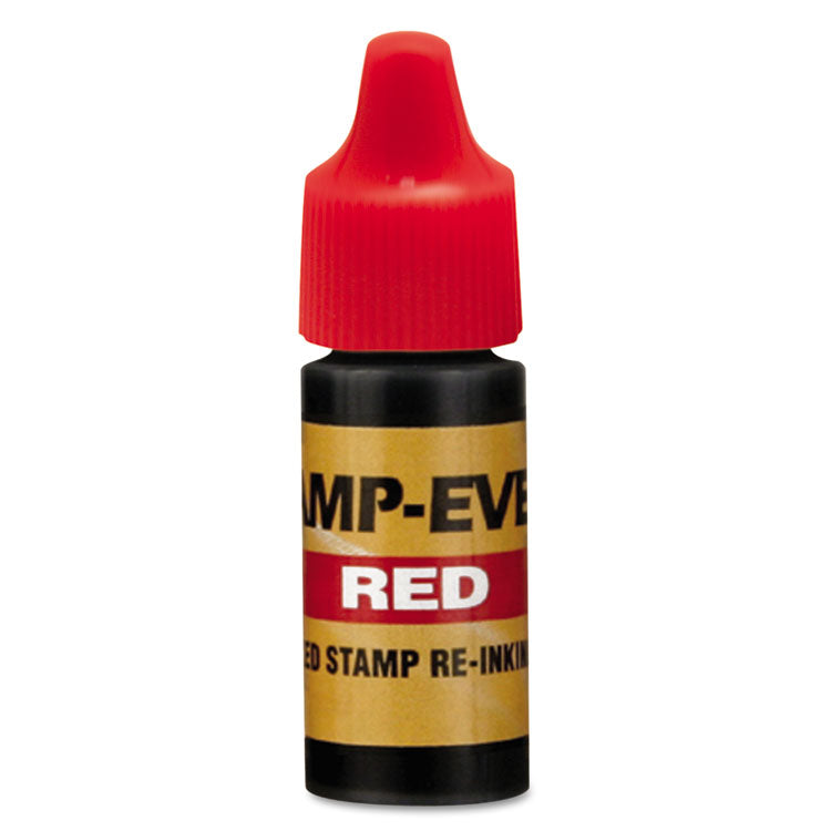 Trodat - Refill Ink for Clik! and Universal Stamps, 7 mL Bottle, Red