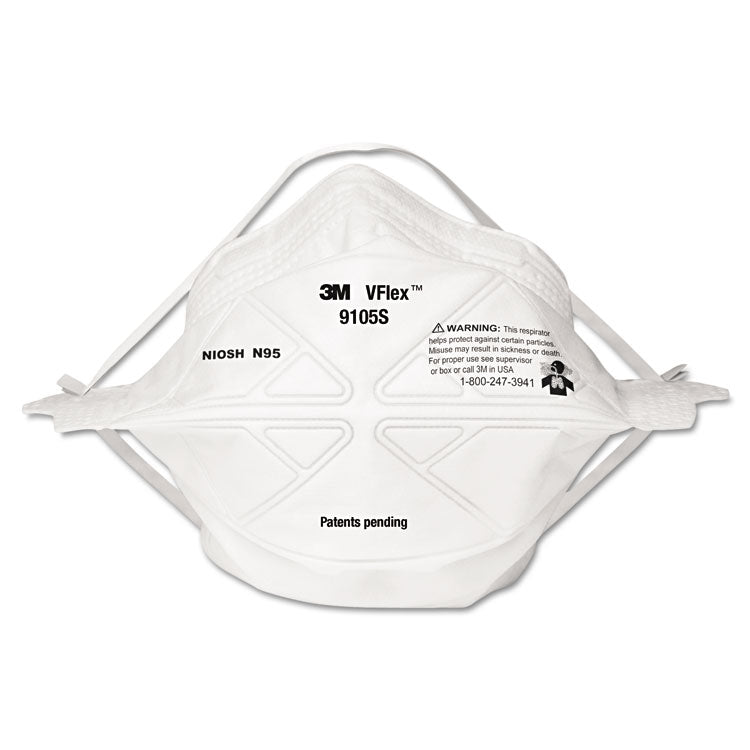 3M - VFlex Particulate Respirator N95, Small, 50/box