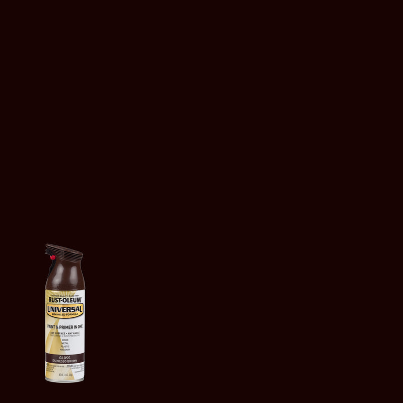 RUST-OLEUM - Rust-Oleum Universal Gloss Espresso Brown Spray Paint 12 oz