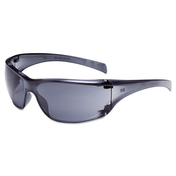 3M - Virtua AP Protective Eyewear, Clear Frame and Gray Lens, 20/Carton