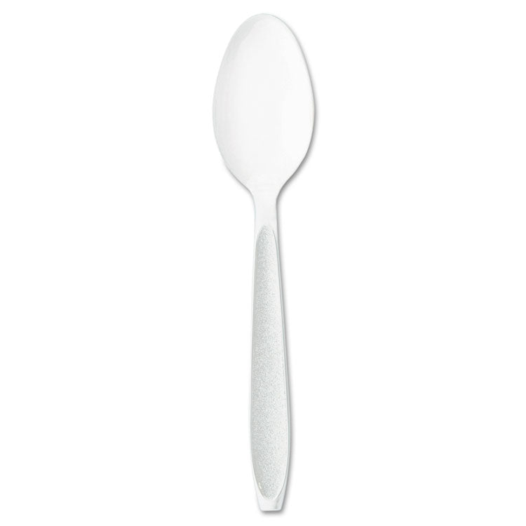 Dart - Impress Heavyweight Polystyrene Cutlery, Teaspoon, White, 1000/Carton