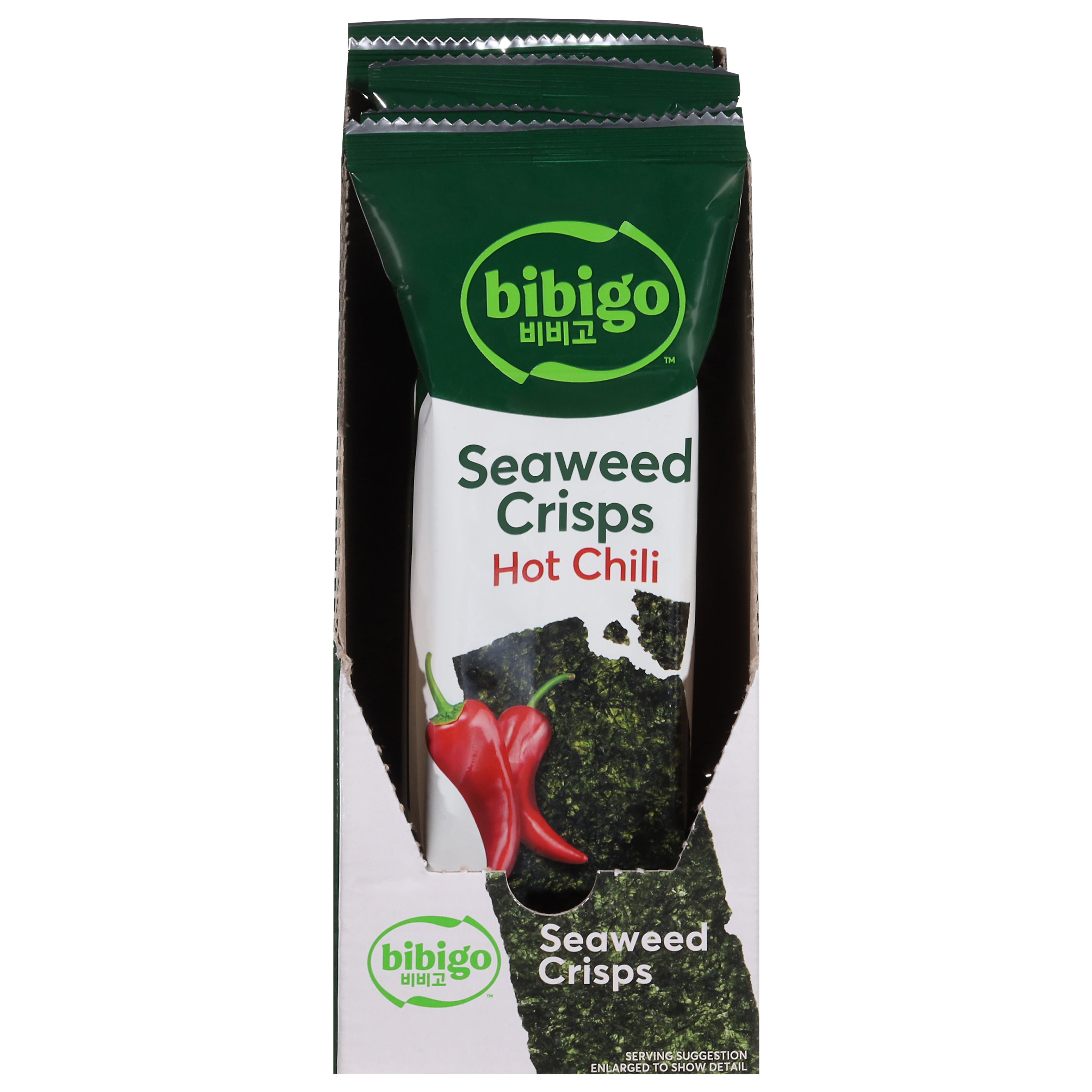 Bibigo Hot Chili Seaweed Crisps 1 ea - Case of 12