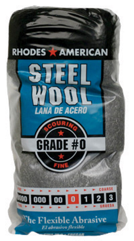 RHODES AMERICAN - Rhodes American 0 Grade Fine Steel Wool Pad 12 pk - Case of 6