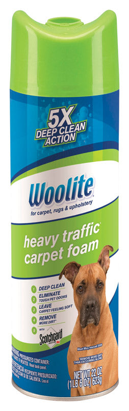 BISSELL - Woolite Heavy Traffic Fresh Scent Carpet Cleaner 22 oz Foam