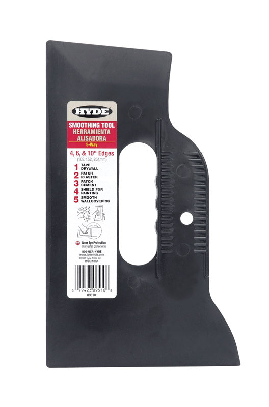 HYDE - Hyde 4, 6, 10 in. W Gray Plastic 3-Edge Smoothing Tool