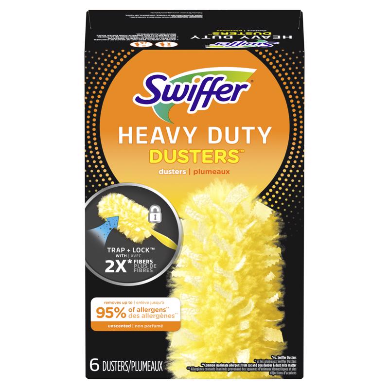 SWIFFER - Swiffer 360 Heavy Duty Dusters Microfiber Heavy Duty Duster Refill 6 pk