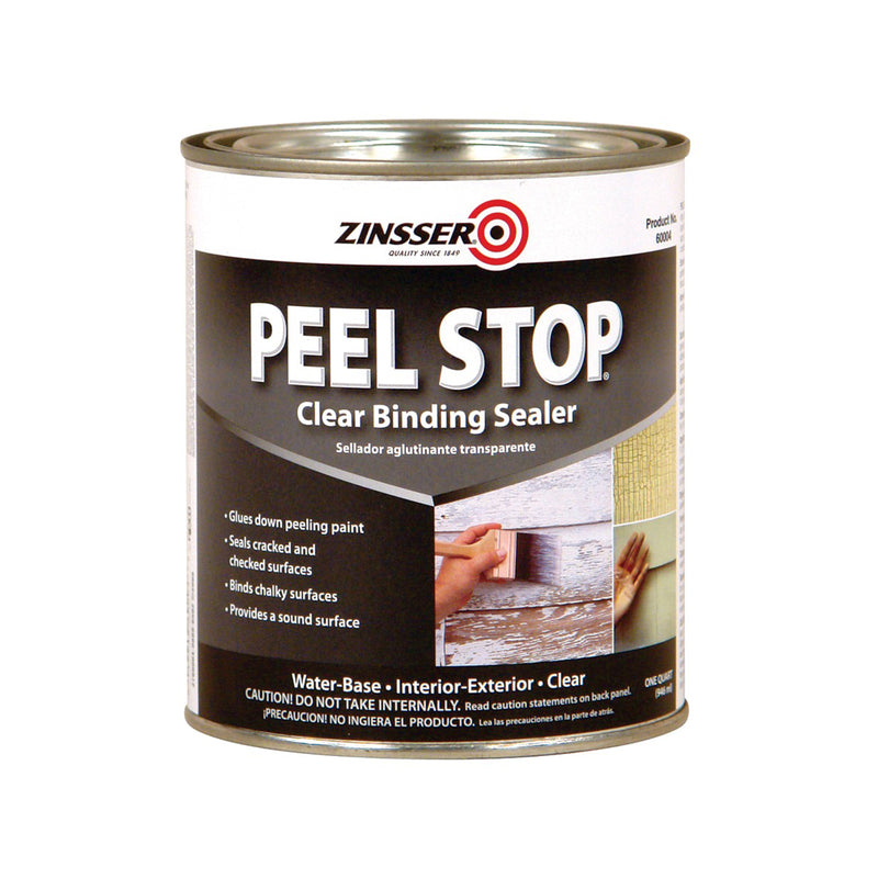 ZINSSER - Zinsser Peel Stop Clear Water-Based Bonding Primer 1 qt