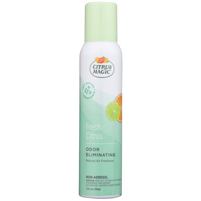 CITRUS MAGIC - Citrus Magic Tropical Citrus Blend Scent Air Freshener Spray 3 oz Aerosol - Case of 6