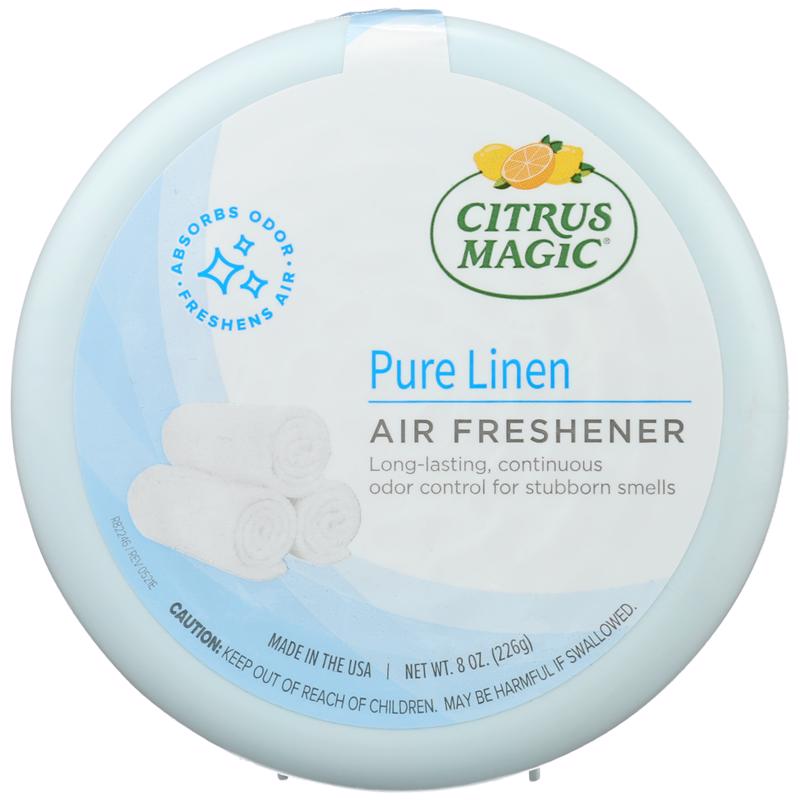 CITRUS MAGIC - Citrus Magic Pure Linen Scent Air Freshener 8 oz Solid - Case of 6