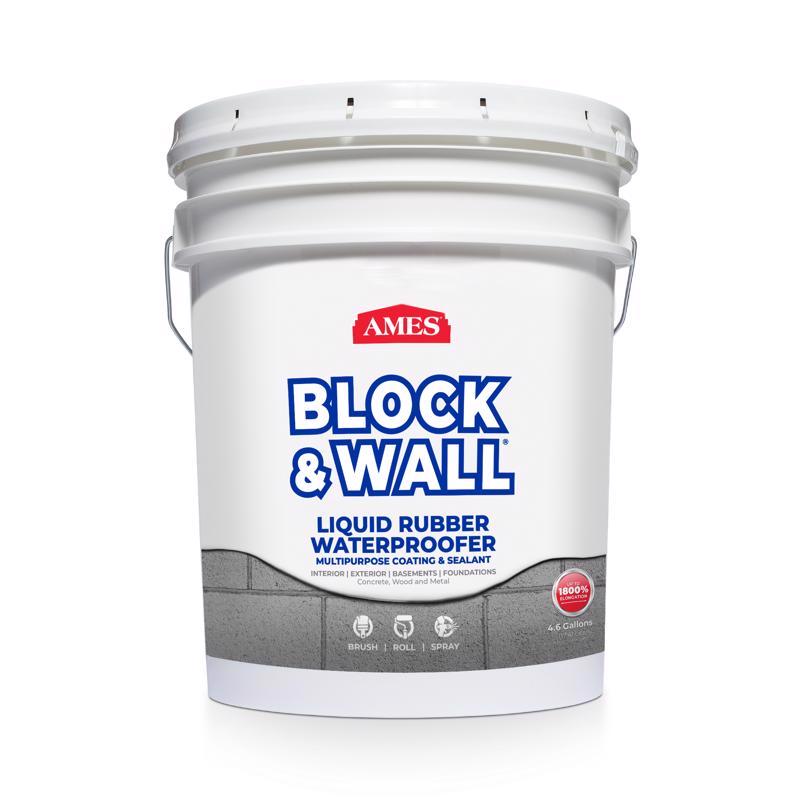 AMES - AMES Block & Wall White Liquid Rubber Waterproof and Sealer