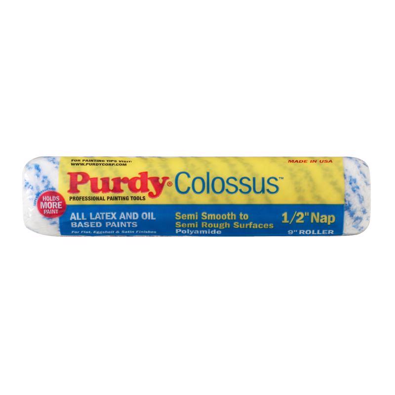 PURDY - Purdy Colossus Polyamide Fabric 9 in. W X 1/2 in. Paint Roller Cover 1 pk