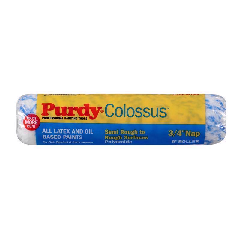 PURDY - Purdy Colossus Polyamide Fabric 9 in. W X 3/4 in. Paint Roller Cover 1 pk