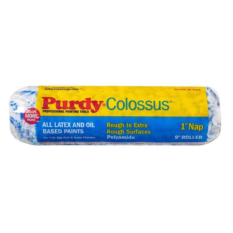 PURDY - Purdy Colossus Polyamide Fabric 9 in. W X 1 in. Paint Roller Cover 1 pk