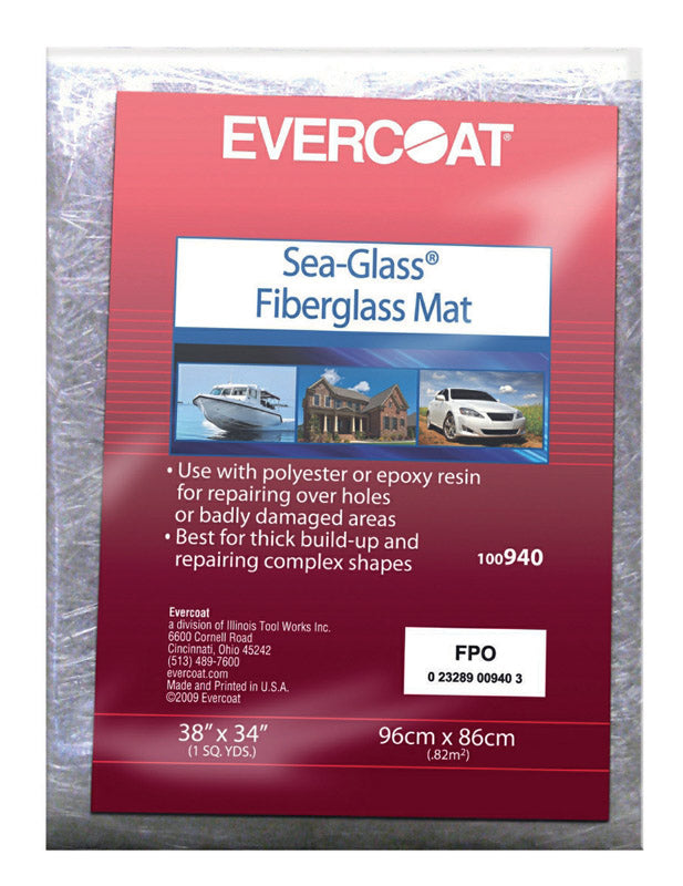 EVERCOAT - Evercoat Sea-Glass Fiberglass Mat 1 yd