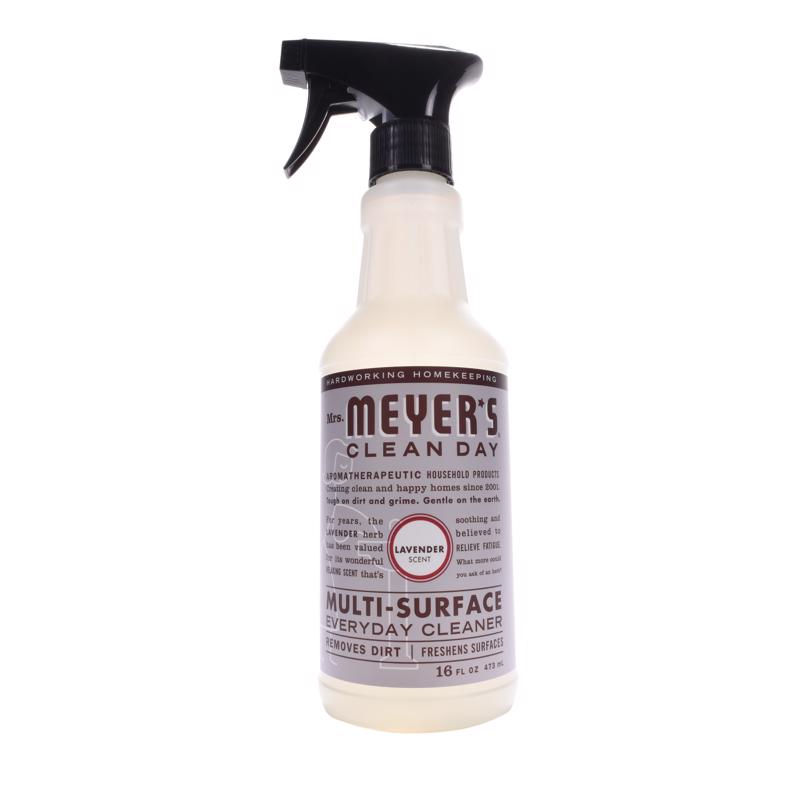 MRS. MEYER'S - Mrs. Meyer's Clean Day Lavender Scent Organic Multi-Surface Cleaner Liquid 16 oz - Case of 6