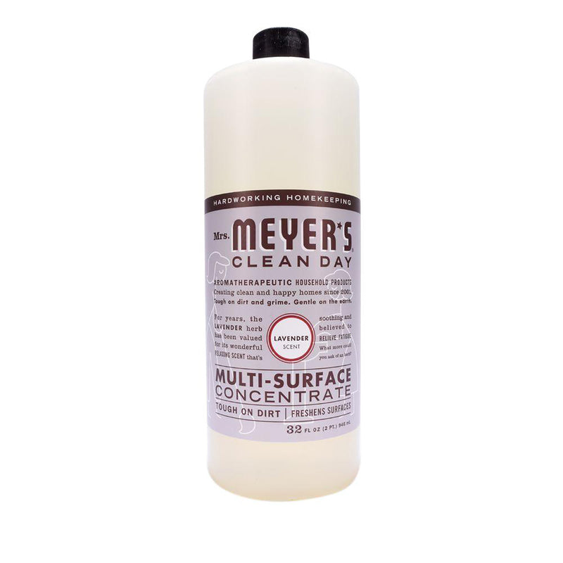 MRS. MEYER'S - Mrs. Meyer's Clean Day Lavender Scent Concentrated Multi-Purpose Cleaner Liquid 32 oz