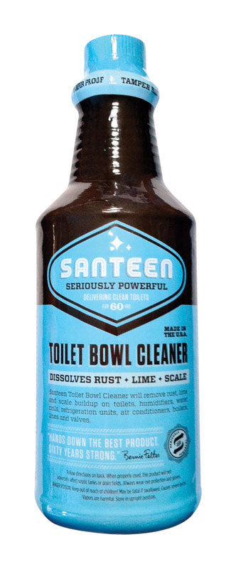 SANTEEN - Santeen No Scent Toilet Bowl Cleaner and Delimer 32 oz Liquid - Case of 6