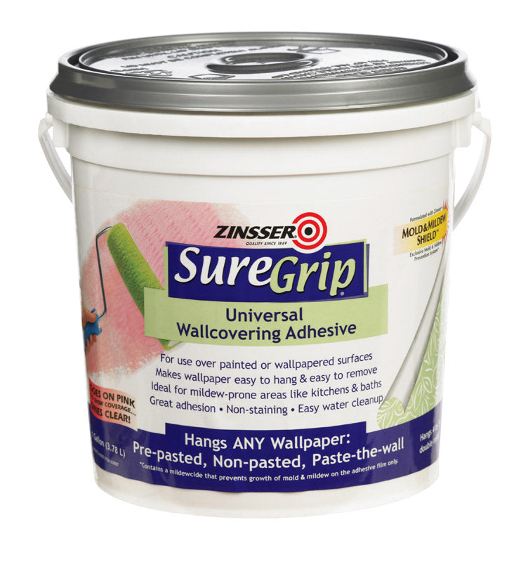 ZINSSER - Zinsser SureGrip High Strength Glue Wallcovering Adhesive 1 gal