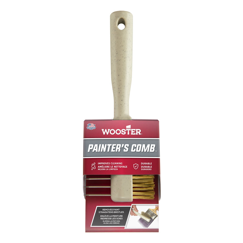 WOOSTER - Wooster Beige Stainless Steel Brush and Roller Cleaning Tool