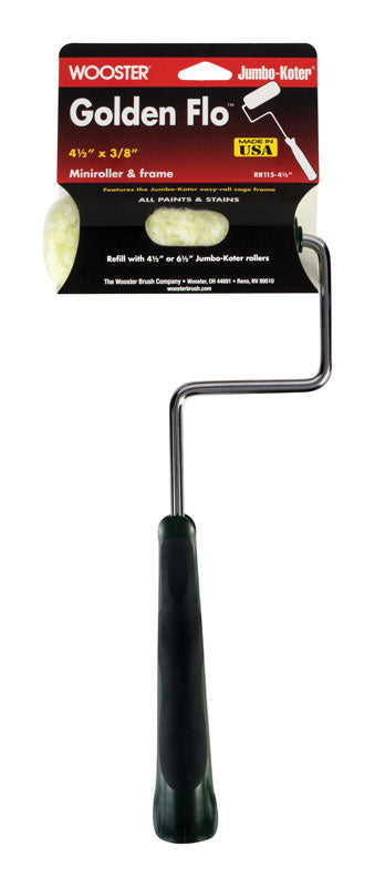 WOOSTER - Wooster Jumbo-Koter 4-1/2 in. W Mini Paint Roller Frame and Cover Threaded End