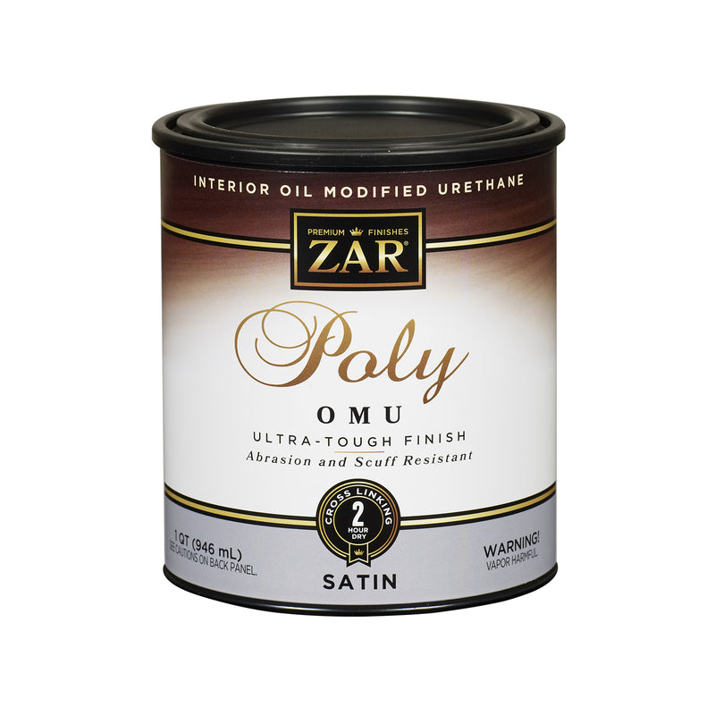 ZAR - ZAR Ultra Max Satin Clear Water-Based Polyurethane 1 qt