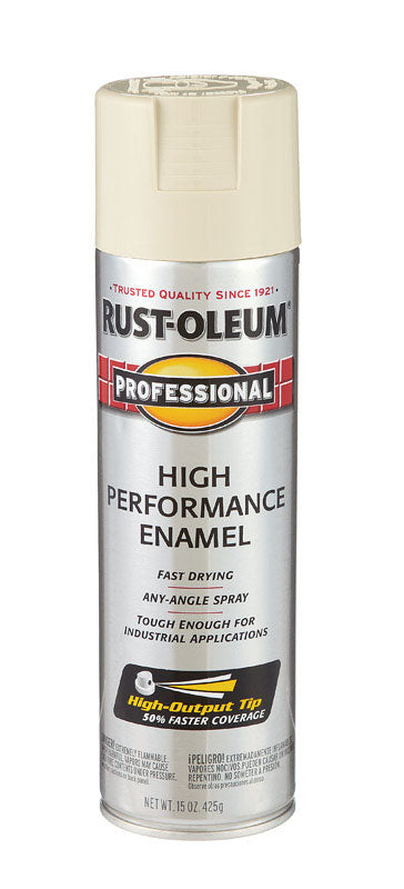 RUSTOLEUM - Rust-Oleum Professional Almond Spray Paint 15 oz - Case of 6