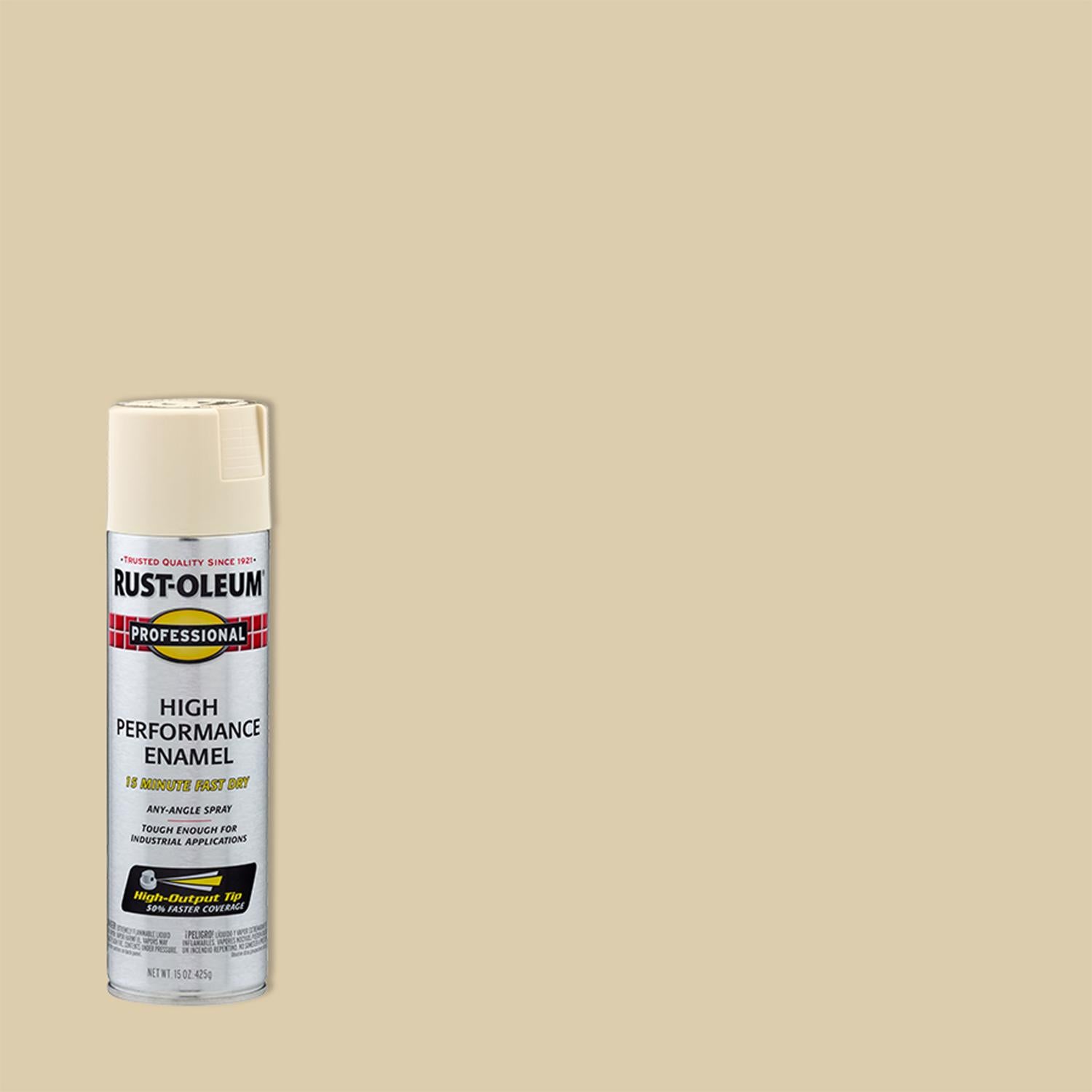 Rust-Oleum Professional Almond Spray Paint 15 oz - Case of 6