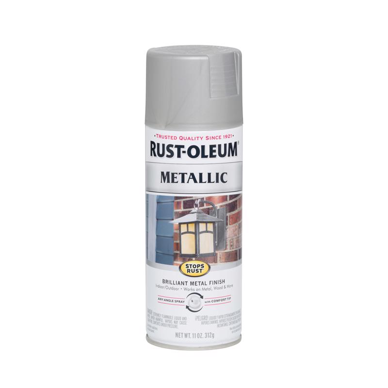 RUSTOLEUM - Rust-Oleum Stops Rust Matte Nickel Metallic Spray Paint 11 oz - Case of 6