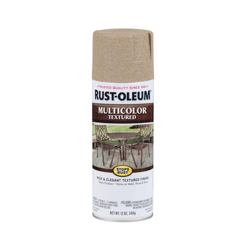 RUST-OLEUM - Rust-Oleum Stops Rust MultiColor Textured Desert Bisque Spray Paint 12 oz