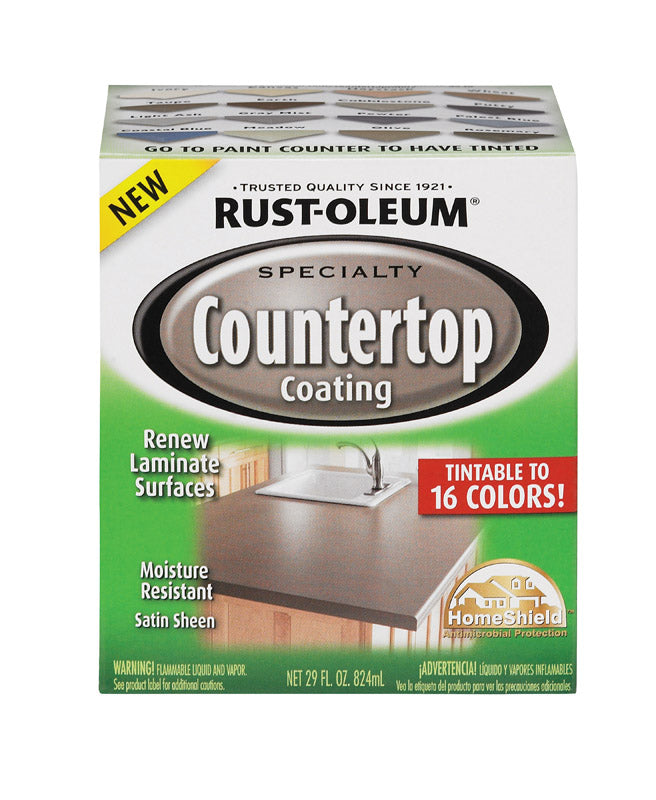 RUST-OLEUM - Rust-Oleum Specialty Satin Tintable Base Acrylic Countertop Paint 29 oz - Case of 2