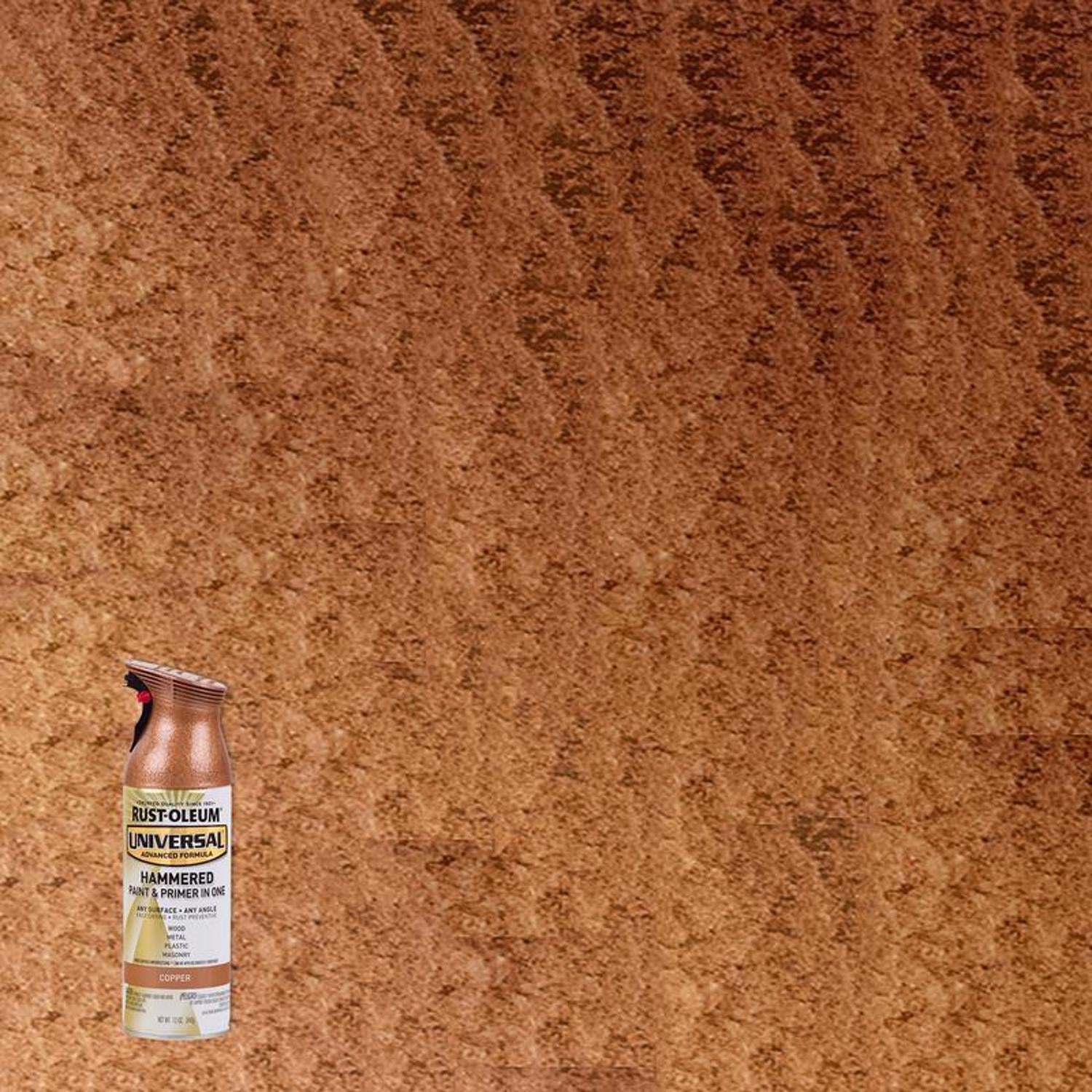 Rust-Oleum Universal Hammered Copper Spray Paint 12 oz - Case of 6